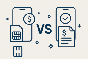 prepaid vs postpaid phone plans